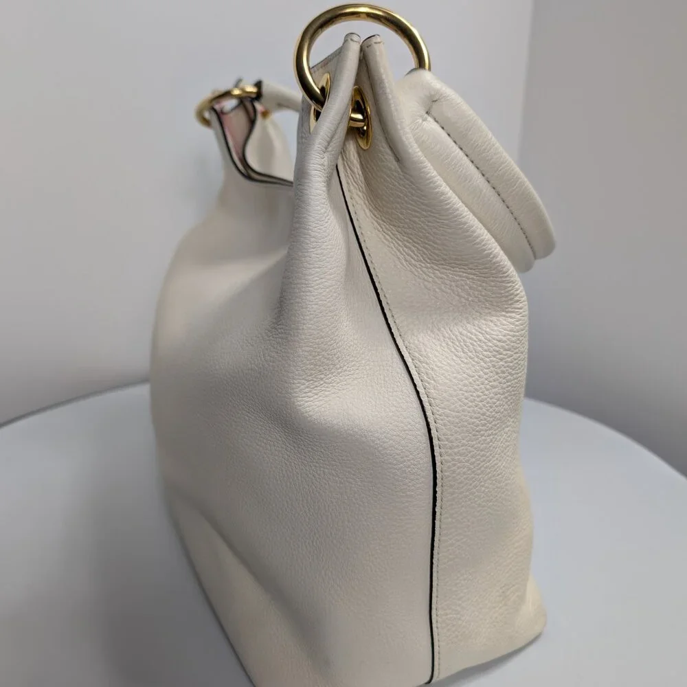 Prada Vitella Phenix Cream Hobo Bag - Picture 4 of 9
